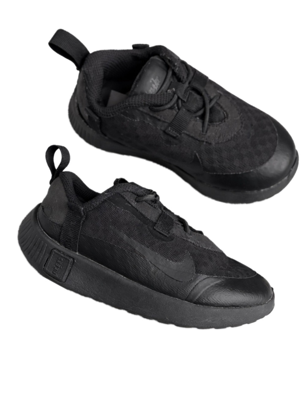Nike Reposto TD Triple Black Toddler Sneakers | Size 7